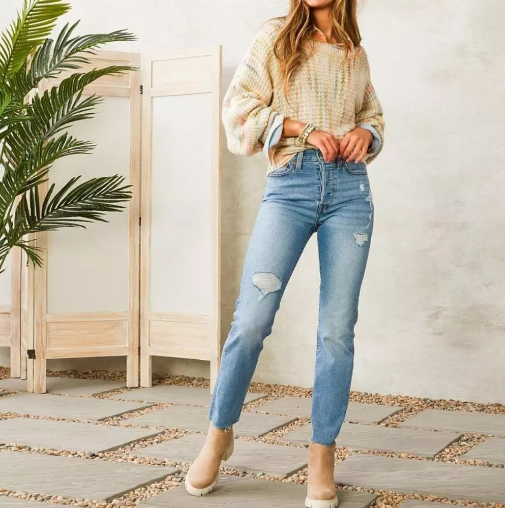 Levis Wedgie Straight High Waisted Jeans